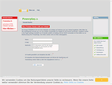 Tablet Screenshot of powerplay.ch